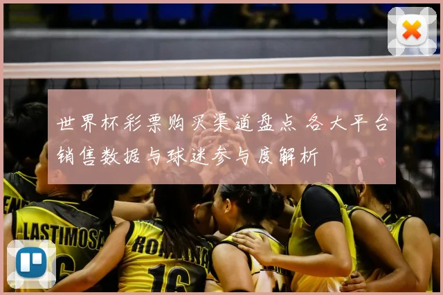 世界杯彩票购买渠道盘点 各大平台销售数据与球迷参与度解析